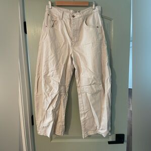 Free People We the Free Good Luck Barrel Jeans